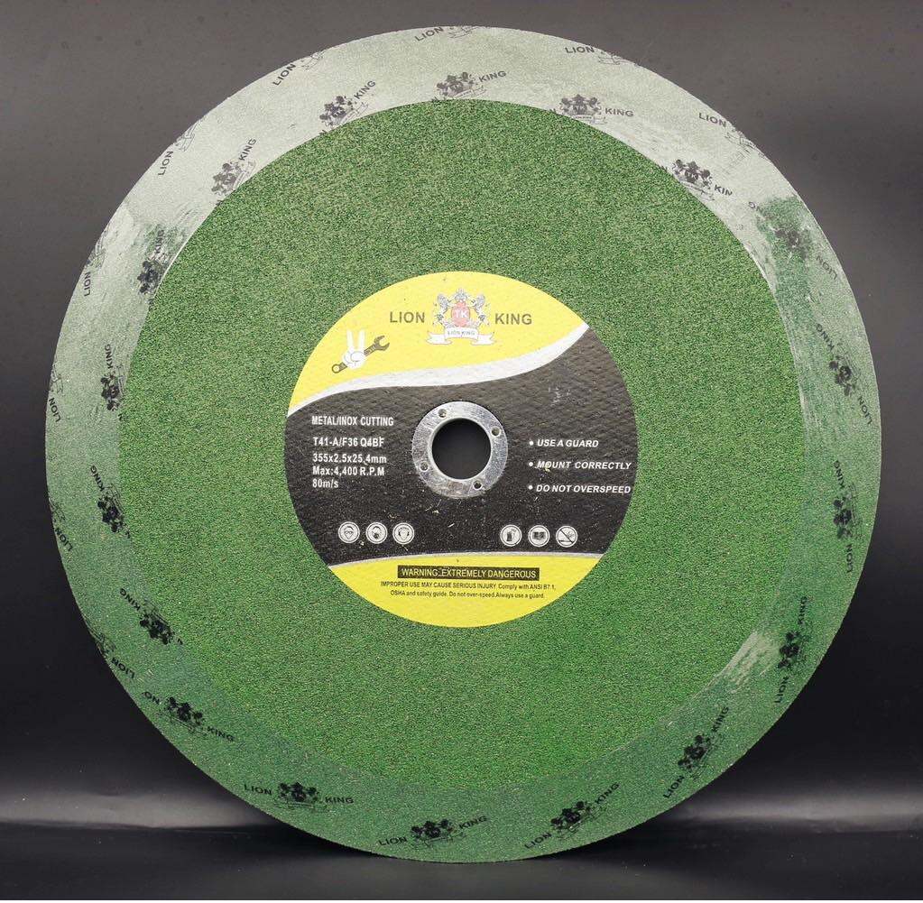 Đá cắt sắt inox 3t5 lionking 355x2.5x25.4 combo 5 viên