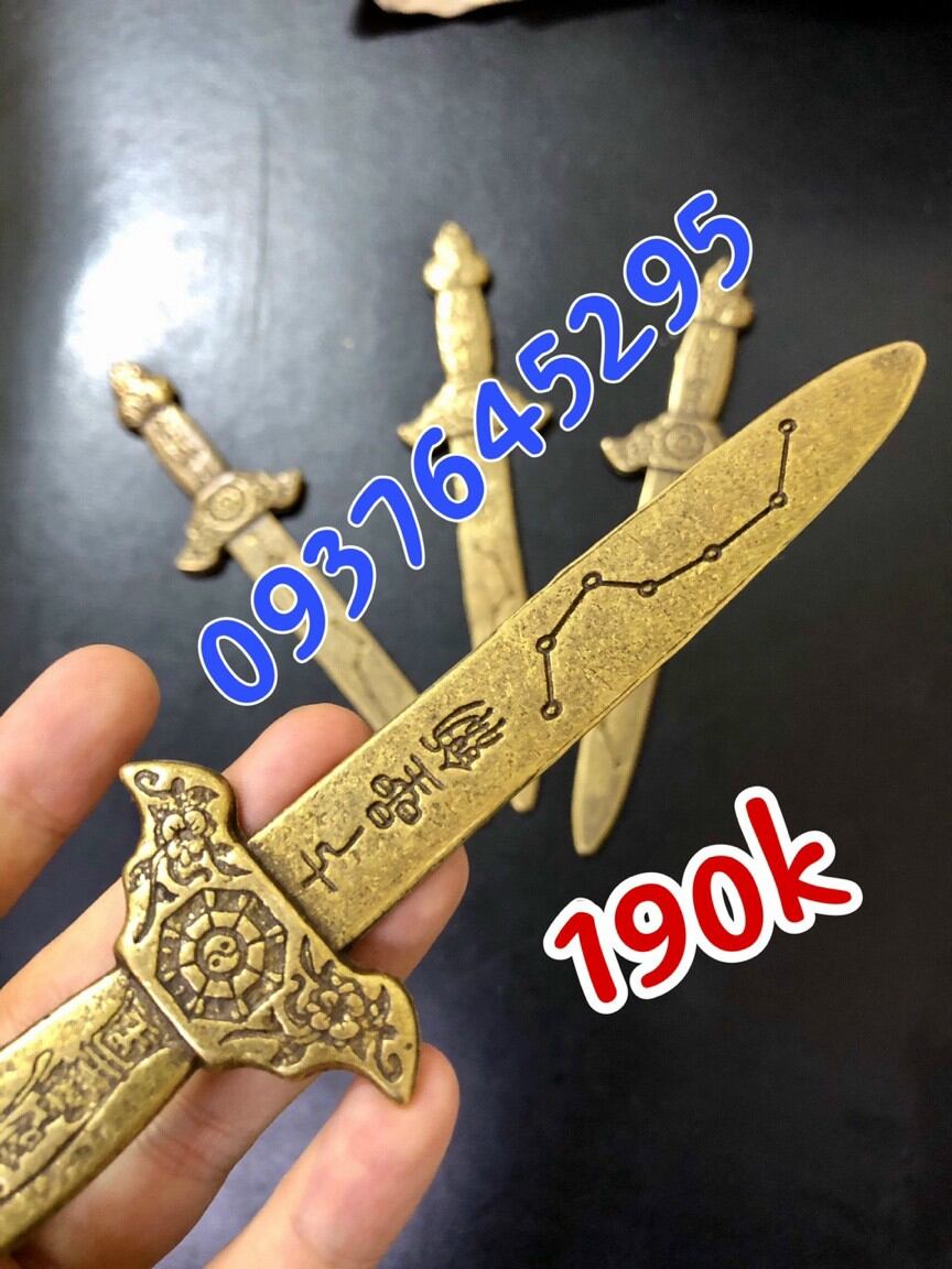Kiếm thất tinh phong thủy bằng đồng chấn trạch