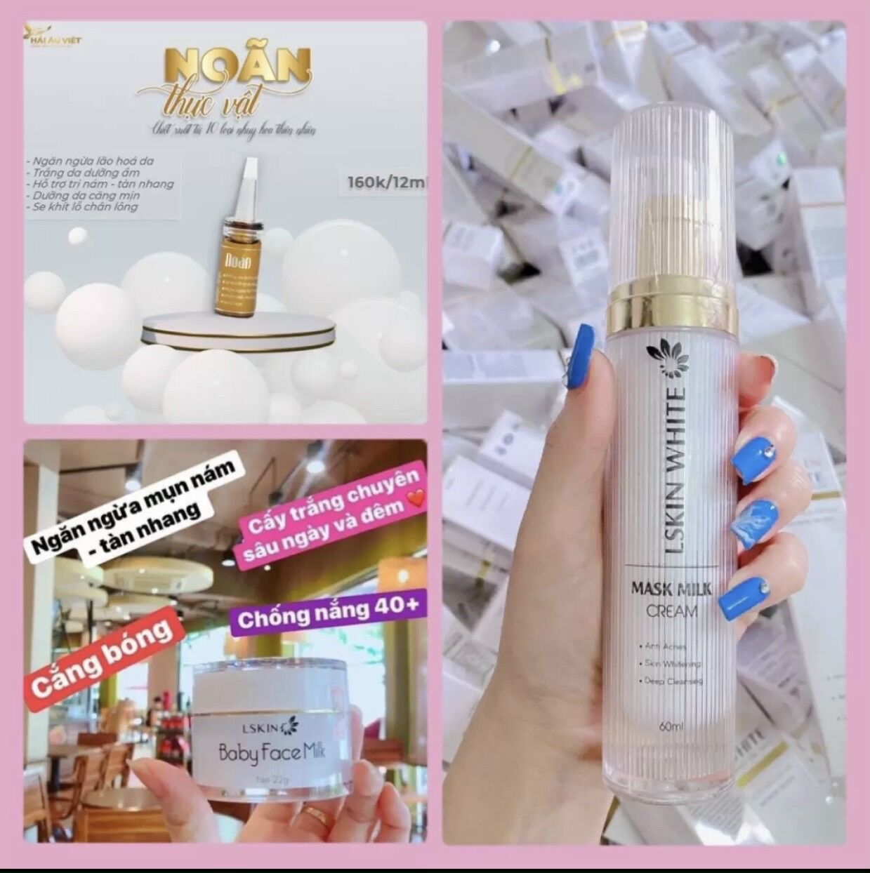 Compo 3 sản phẩm Dưỡng Trắng Da