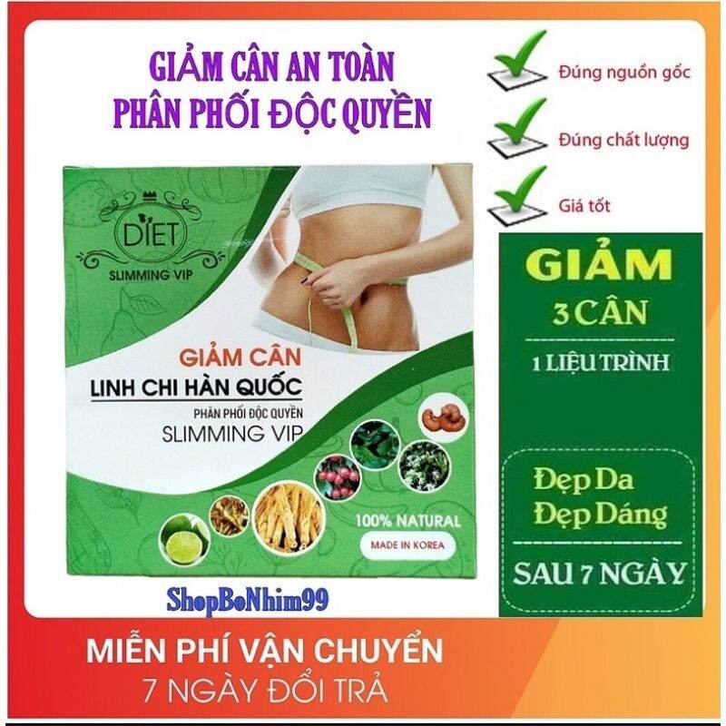 Giảm Cân Nhanh Linh Chi Hàn Quốc -liệu trình 30 ngày giảm 3-7kg