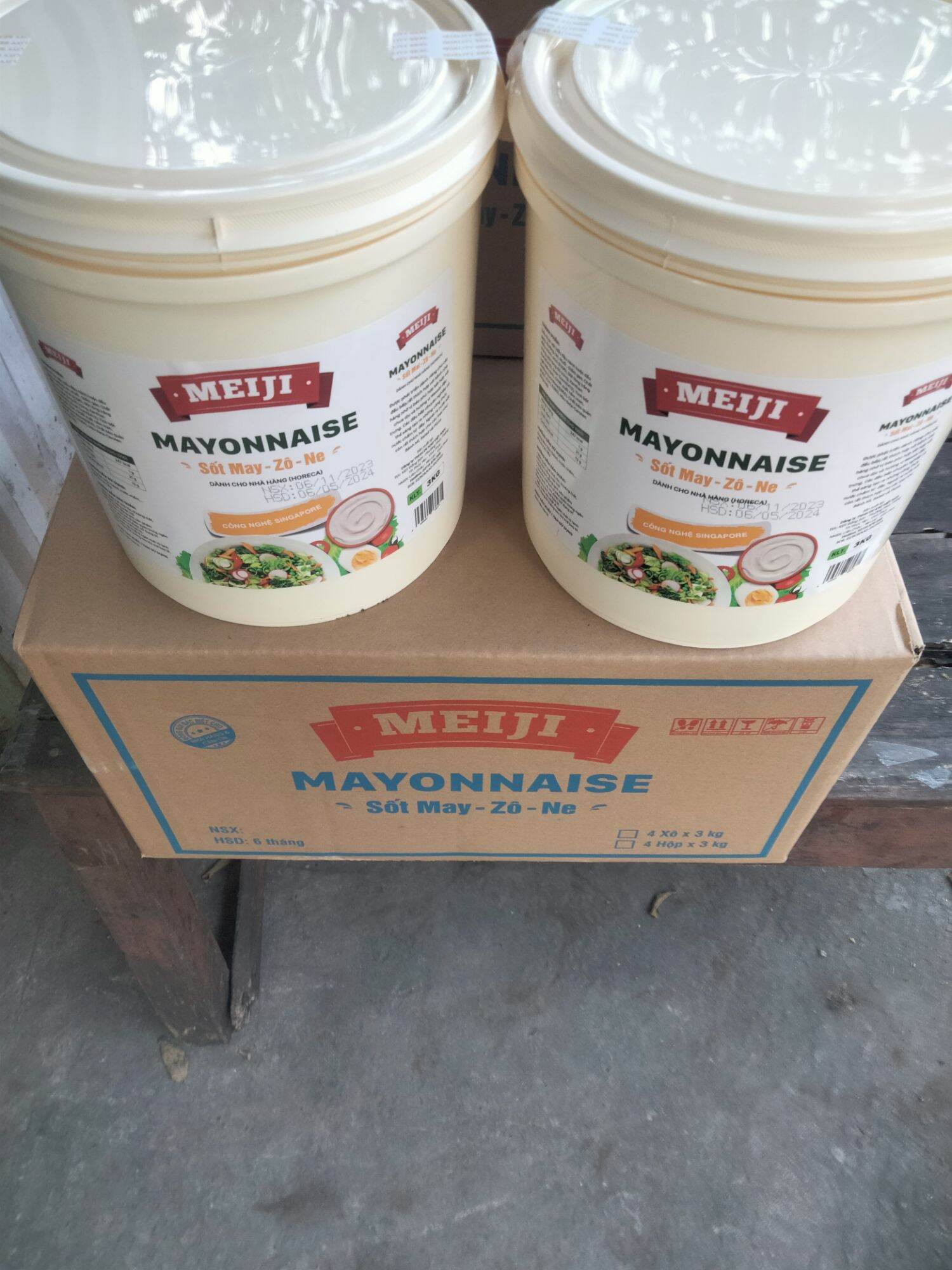 Xốt mayonnaise MEIJI xô 3kg