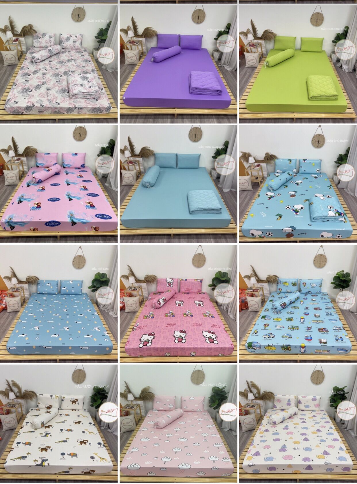 Ga chống thấm PT  thun lụa  kích thước 1m4*2m*10cm, 1m4*2m*20cm