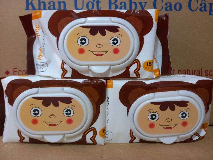Khăn Ướt Baby Wipes 150g Bịch Lớn.