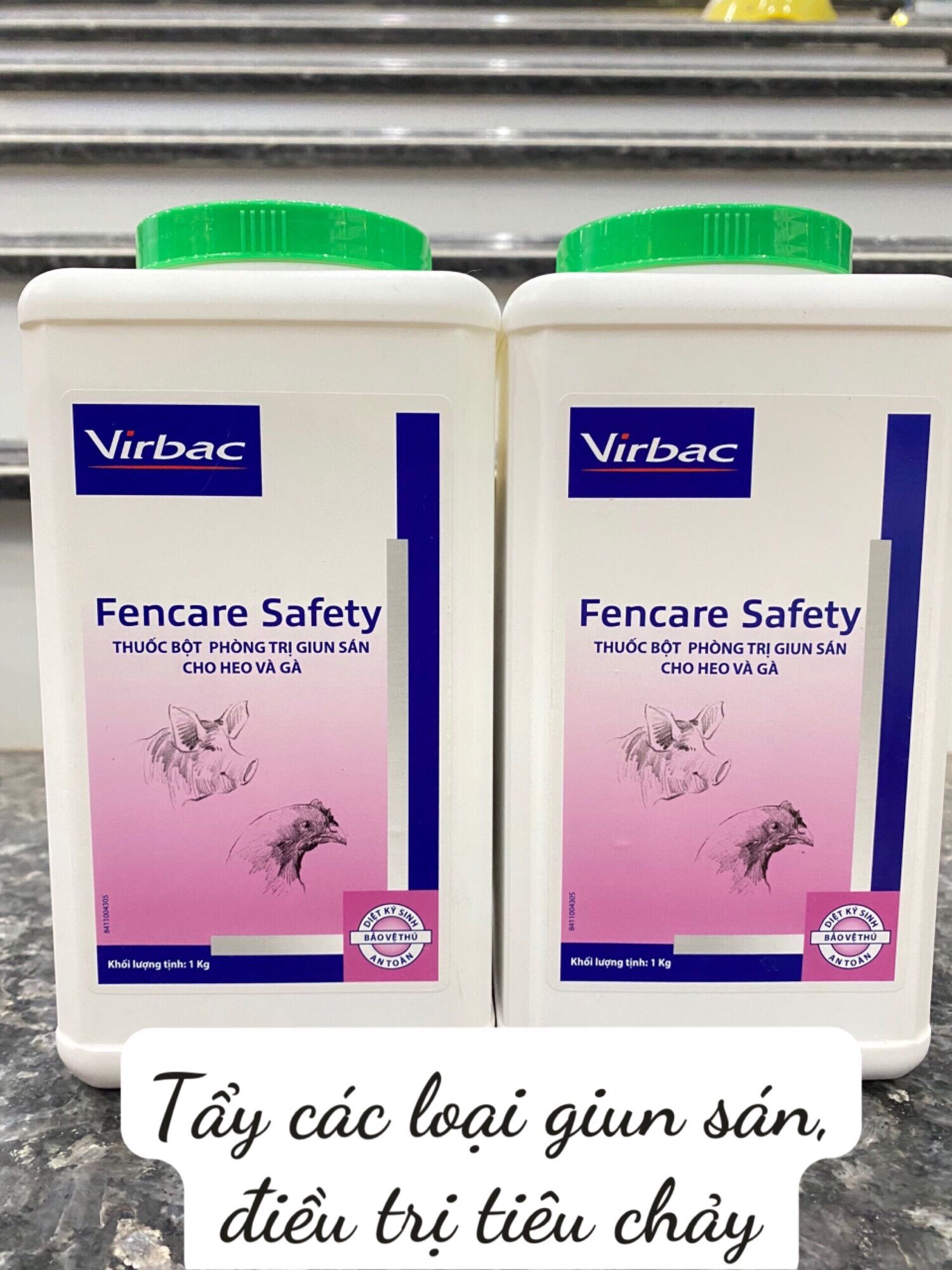1kg fencare safety xổ giun sán trên lợn gà vịt