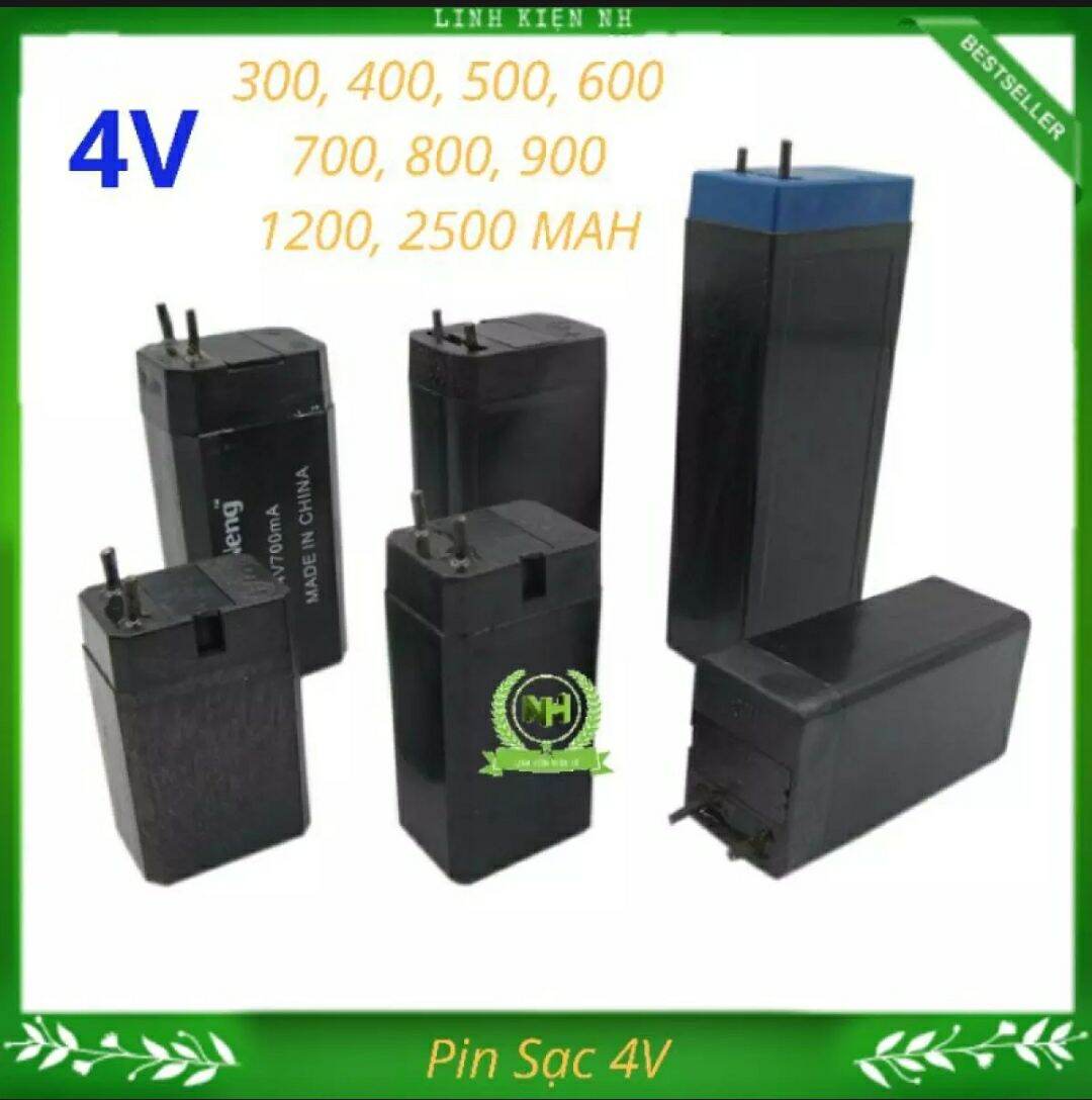 PIN Sạc 4V Vợt Muỗi Đèn Pin Đồ Chơi 250-2500 MHA