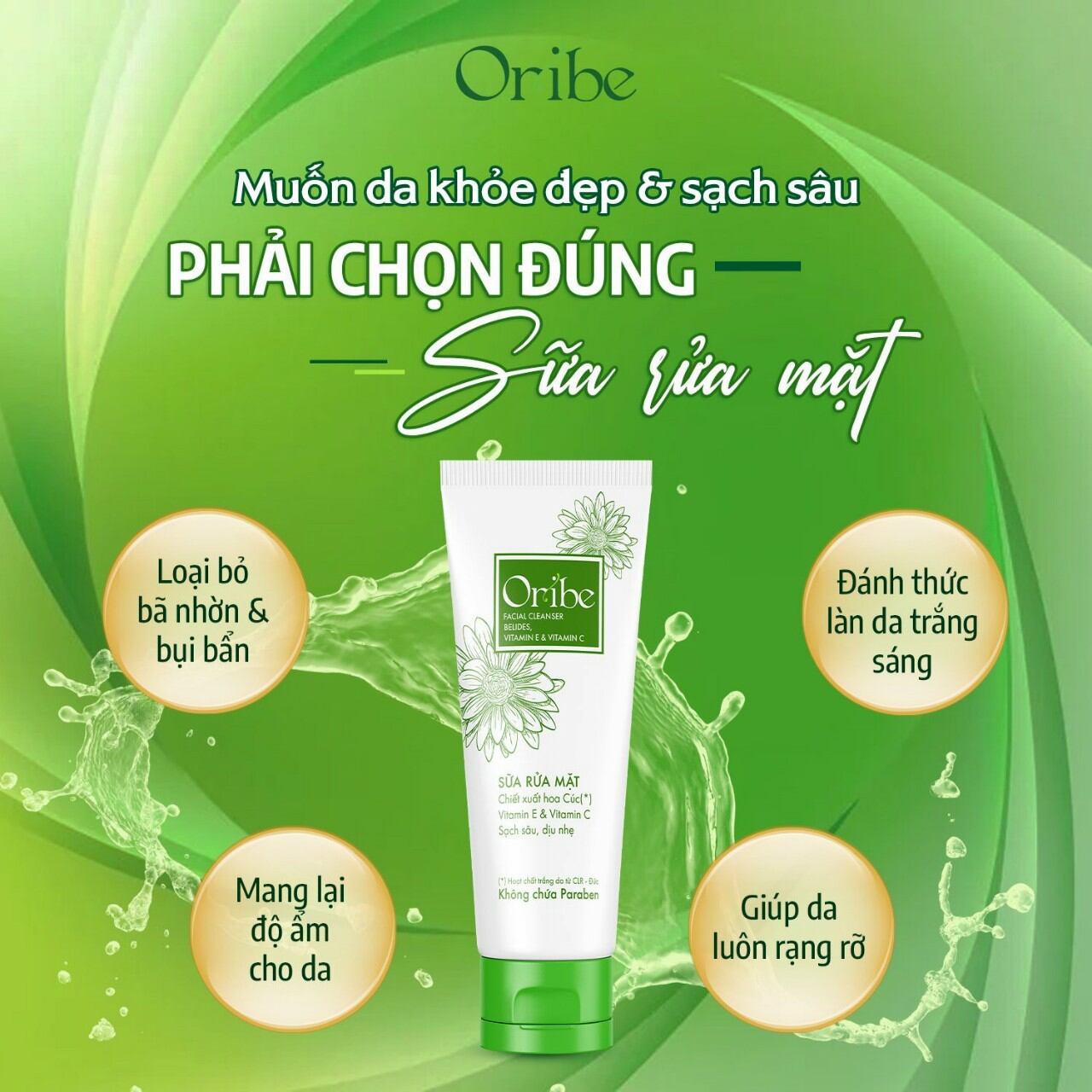 Sữa rửa mặt Oribe sạch sâu, dịu nhẹ 50 g