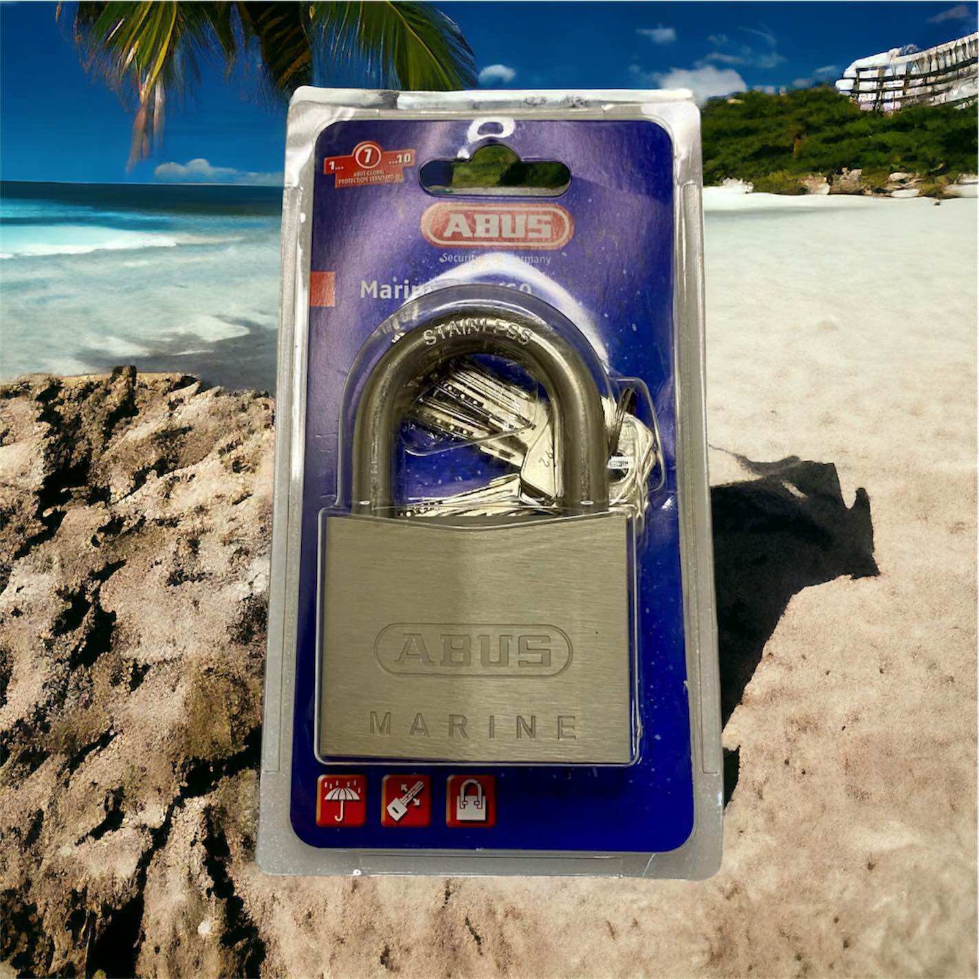 [HCM]ABUS 75IB/60 KHOÁ ABUS MARINE 75IB/60MM GIỮ CHÌA CHỐNG NƯỚC CAO CẤP KHOÁ ĐỨC CHIU MƯA NẮNG BỀN CHẮC