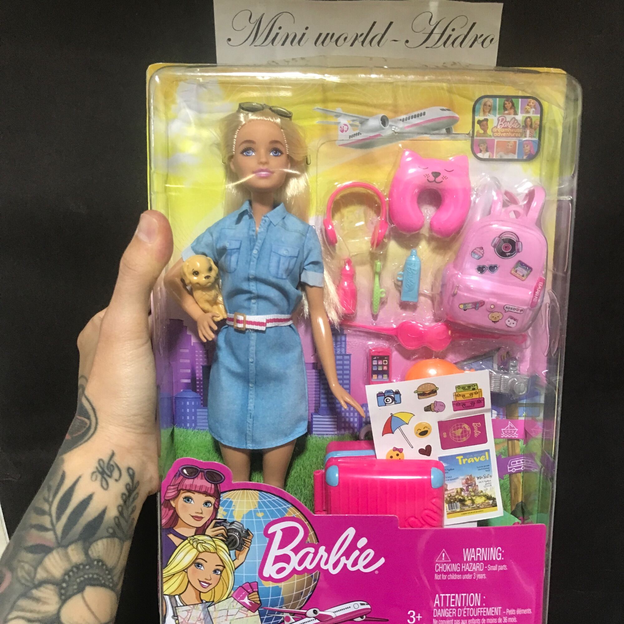 Búp bê Barbie đi du lịch chính hãng Fullbox đầy đủ phụ kiện. Barbie Doll