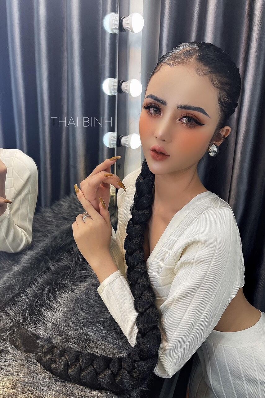 Dây Bính Cài Tóc Giả 3cm dài 60cm