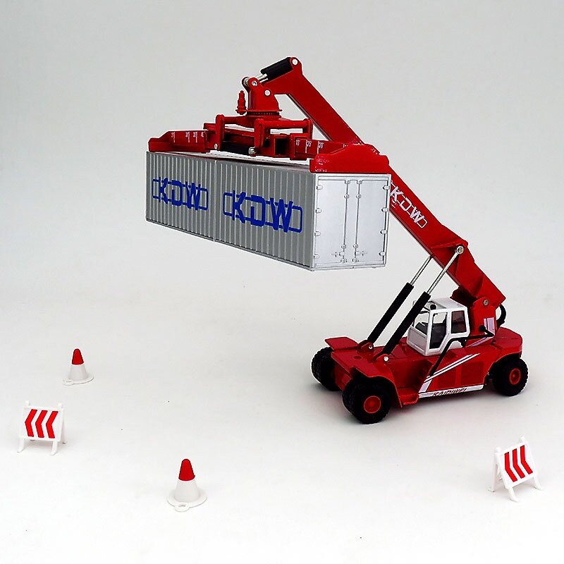 Mô hình xe xếp thùng container hợp kim 1:50