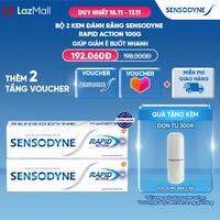 Bộ 2 Kem đánh răng SENSODYNE Rapid Action 100g giúp giảm ê buốt nhanh