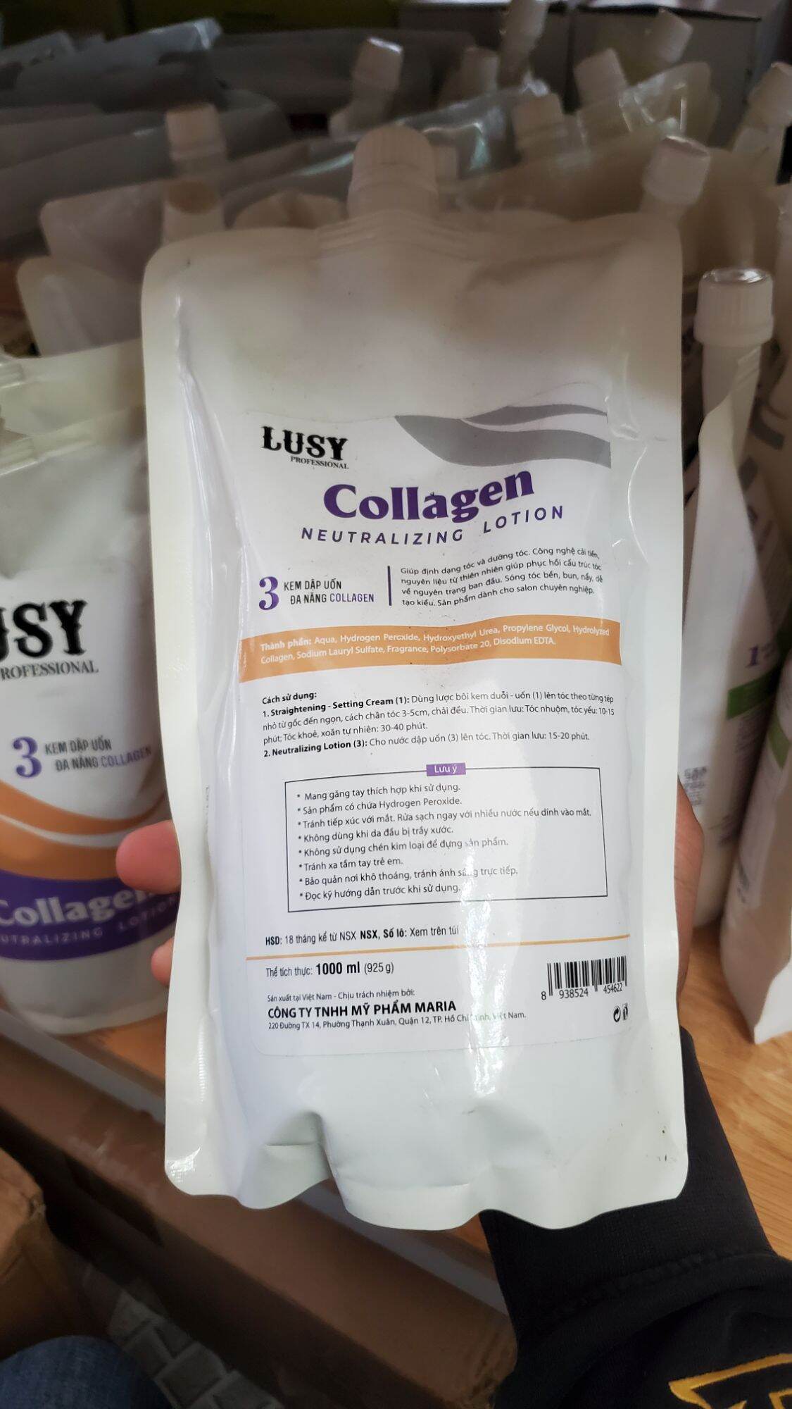 Uốn Duỗi đa năng Collagen LUSY 123 1000ml