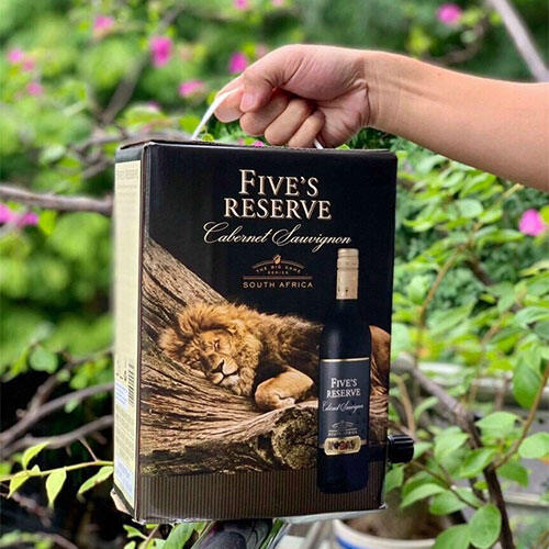 Vang Bịch Nam Phi Five's Reserve 3L - Vang Bịch 3L