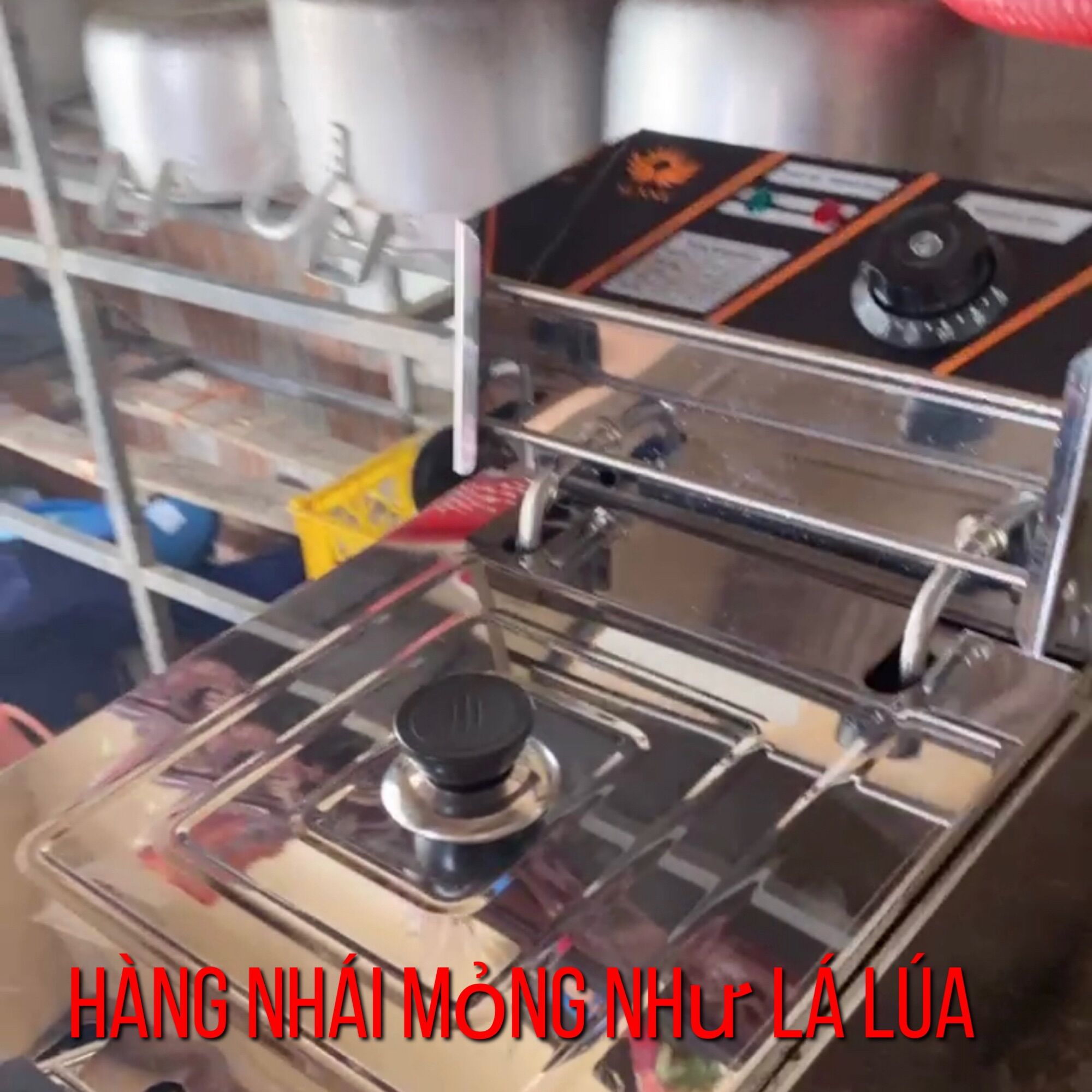 [HCM]Bếp Chiên Nhúng Công Nghiệp   ( Đỏ  Đen)