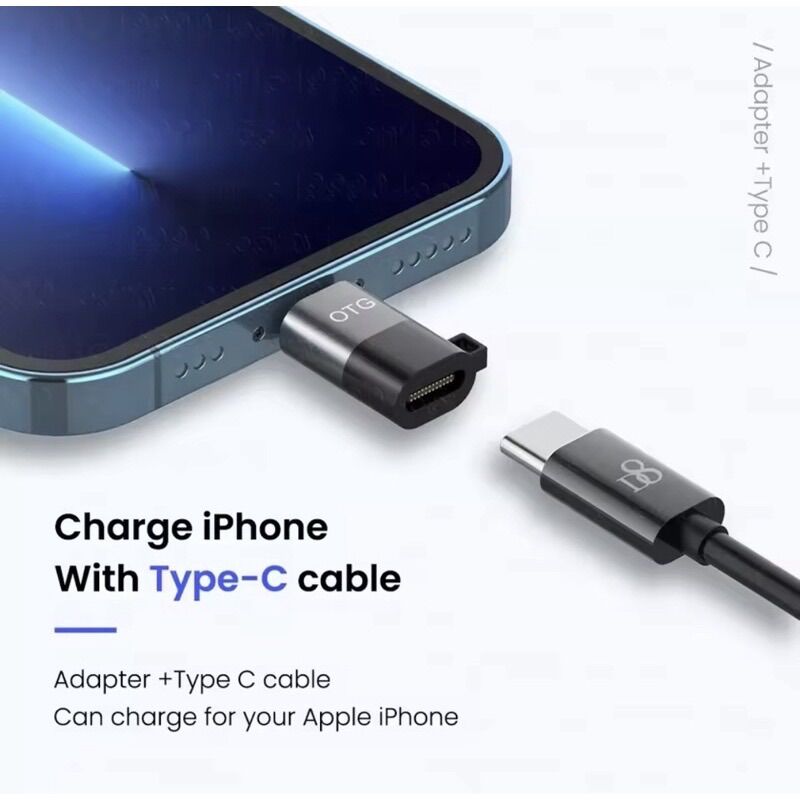 Đầu nối chuyển đổi Type-C sang Lightning