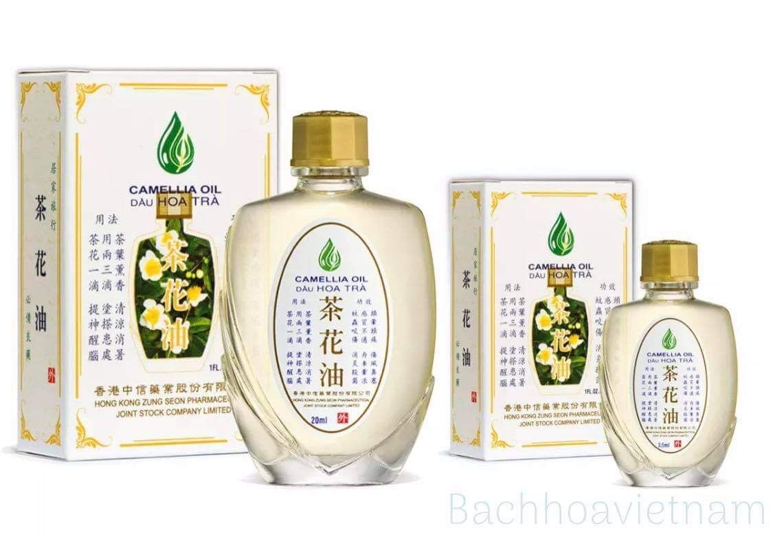 Combo 4 chai Dầu hoa trà 20ml, Dầu hoa trà, Dầu gió mùi hoa trà, Camellia Oil, Dầu gió, Dầu gió gia truyền, Dầu gió xanh, Dầu gió Di Hào, Dầu gió Hồng Kông, Dầu xoa bóp, Dầu sức, Dầu bôi ngoài da, Dầu thoa