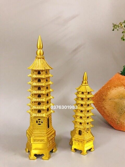 Tháp văn xương 7 tầng bằng đồng