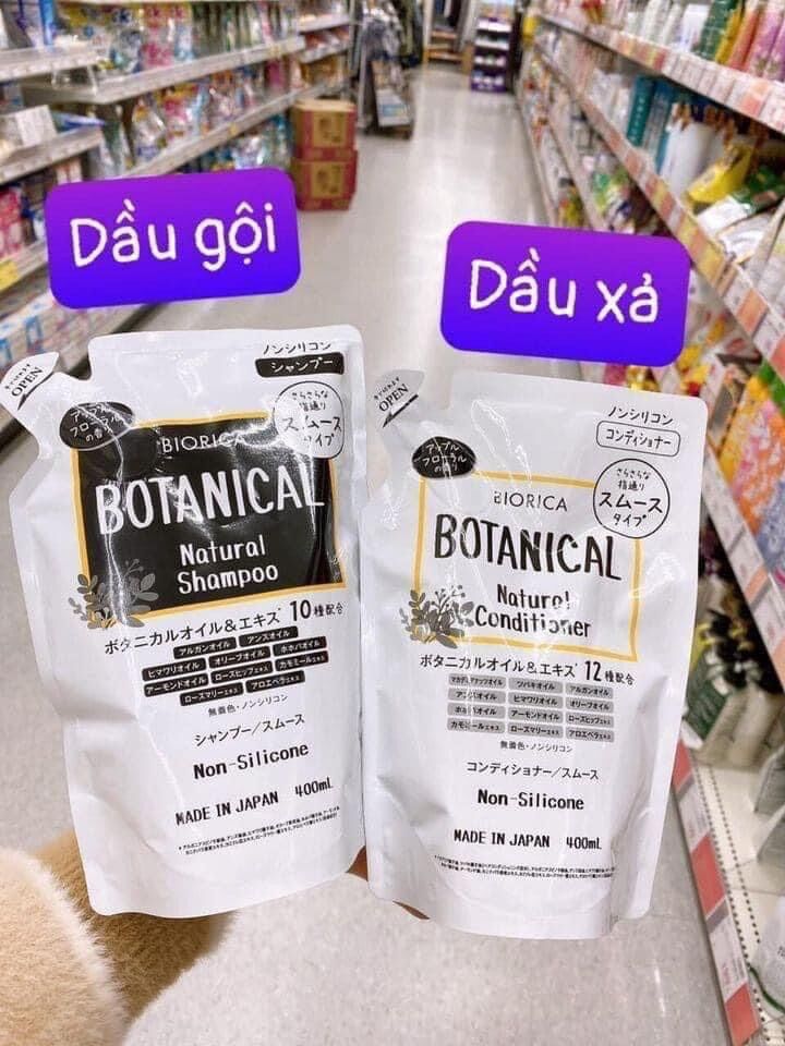 Bộ dầu gội xả Botanical nội địa Nhật 400ml