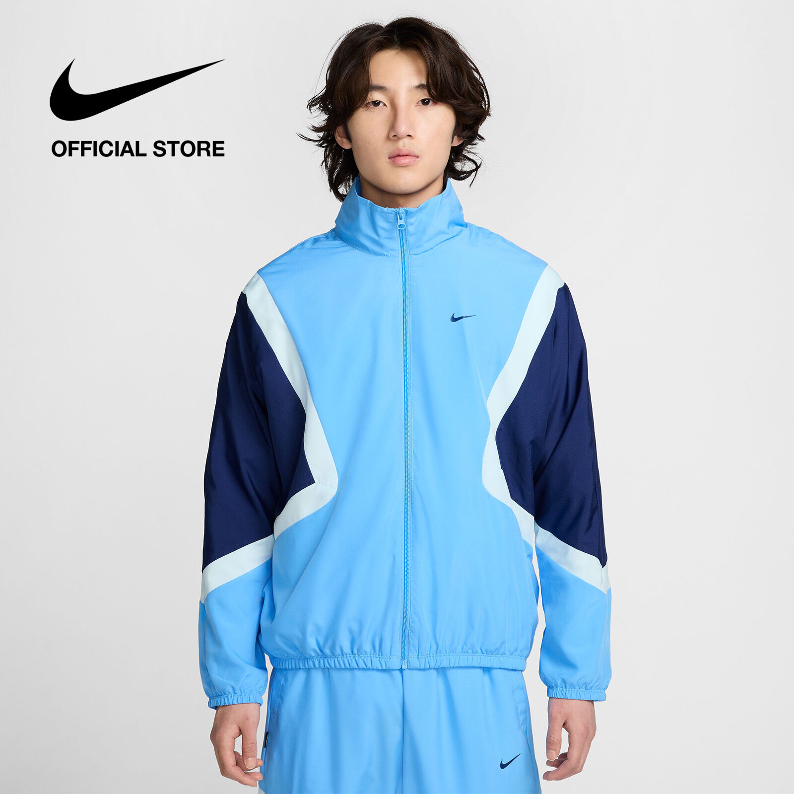 [02.10 | VOUCHER 35% & MUA 2 GIẢM 5%]  Áo khoác Nike Men's Icon Woven Basketball Jacket - University Blue