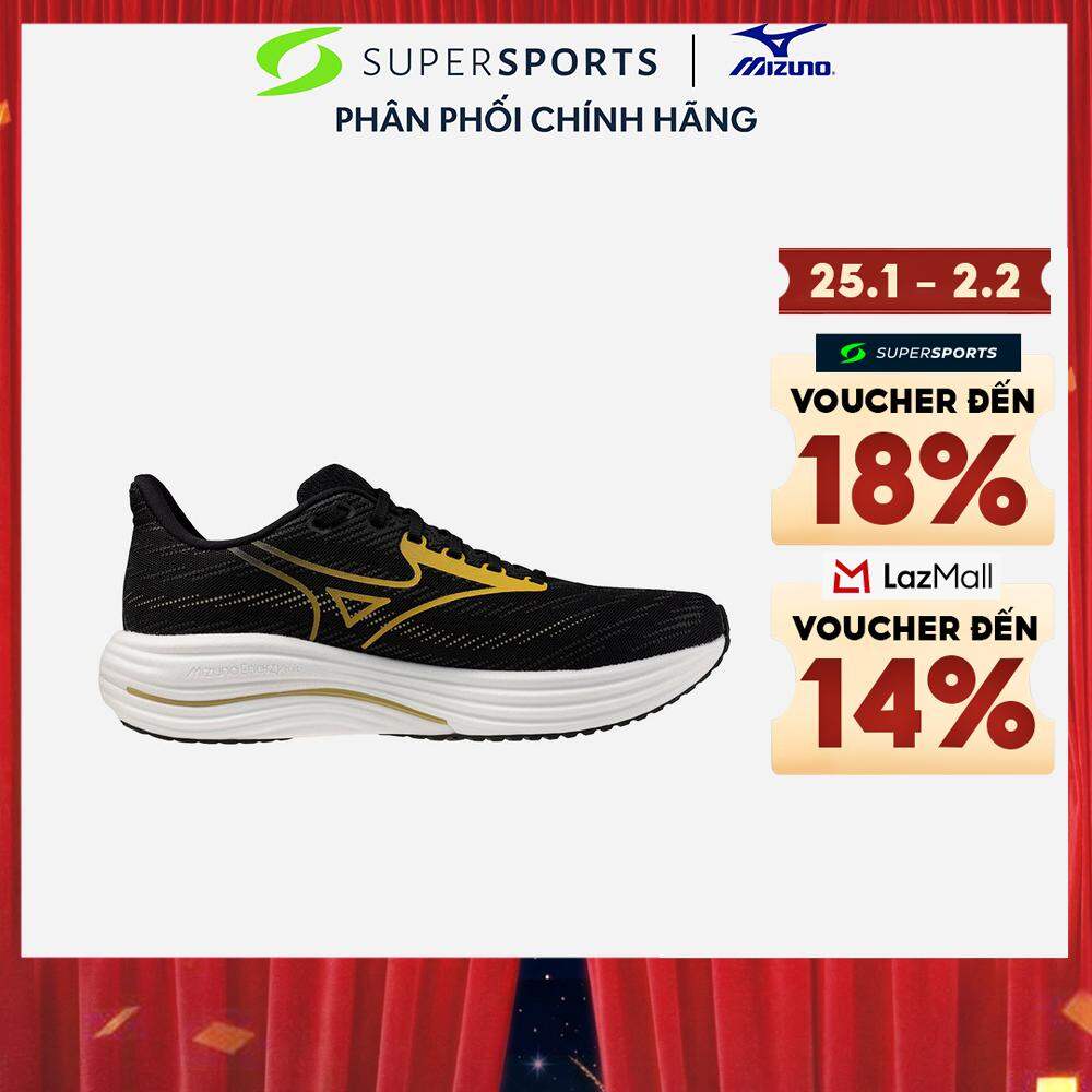 Giày Chạy Bộ Nam Mizuno Wave Rider 29 - Đen - J1GC250355