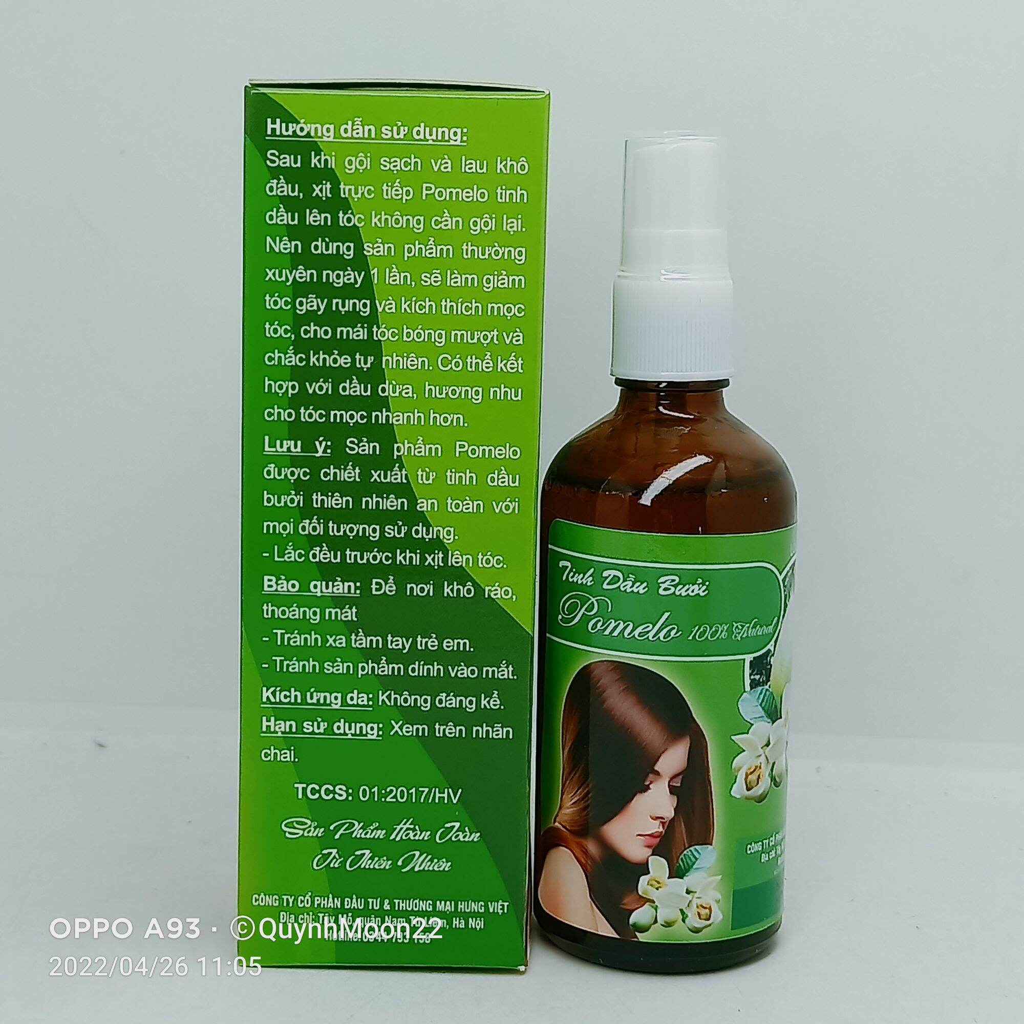 Tinh dầu bưởi Pomelo lọ 150ml