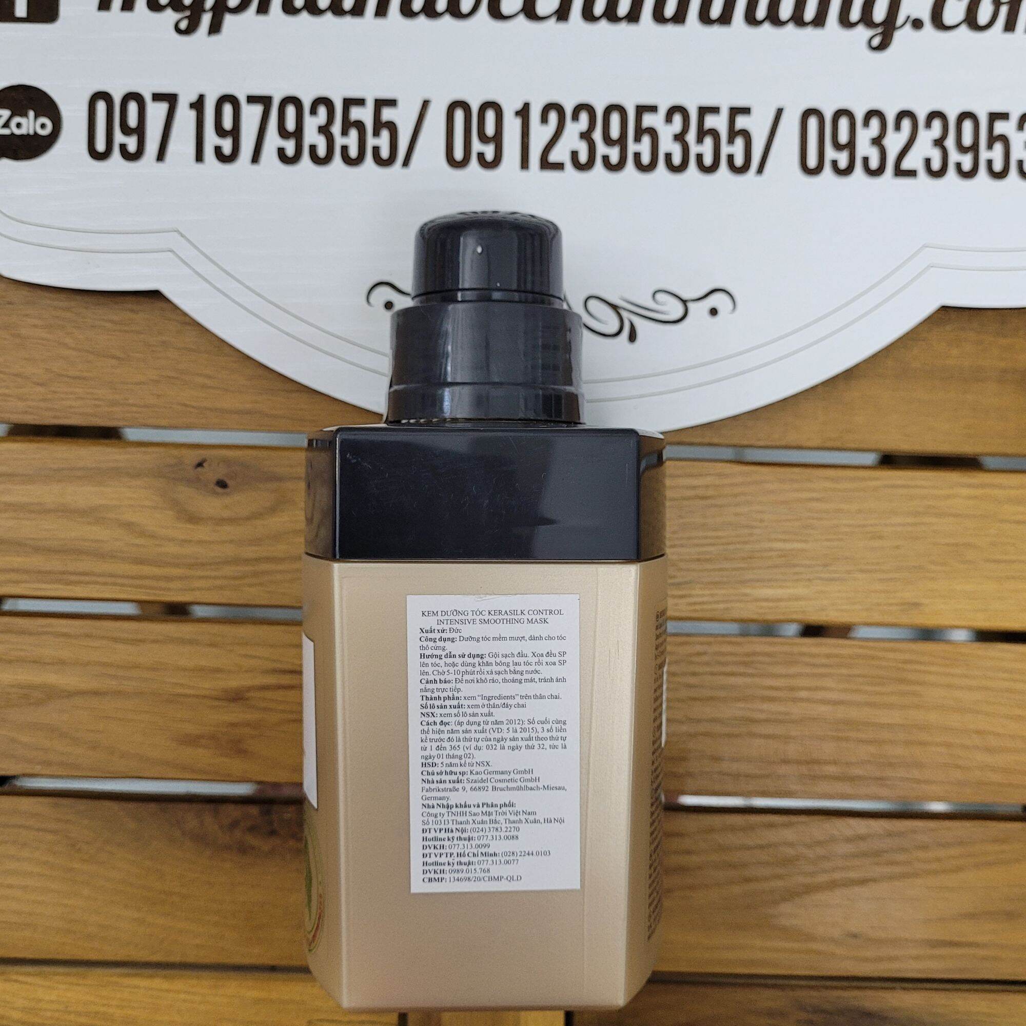 MẶT NẠ GOLDWELL KERASILK CONTROL INTENSIVE SMOOTHING MASK 200ml - 500ml