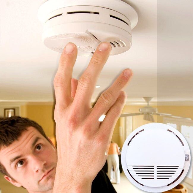 Máy Báo Cháy Cảm Biến Khói Smoke Alarm