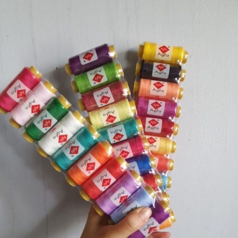 💝Lốc 10 Cuộn CHỈ MAY Nhiều Màu (hình thật)