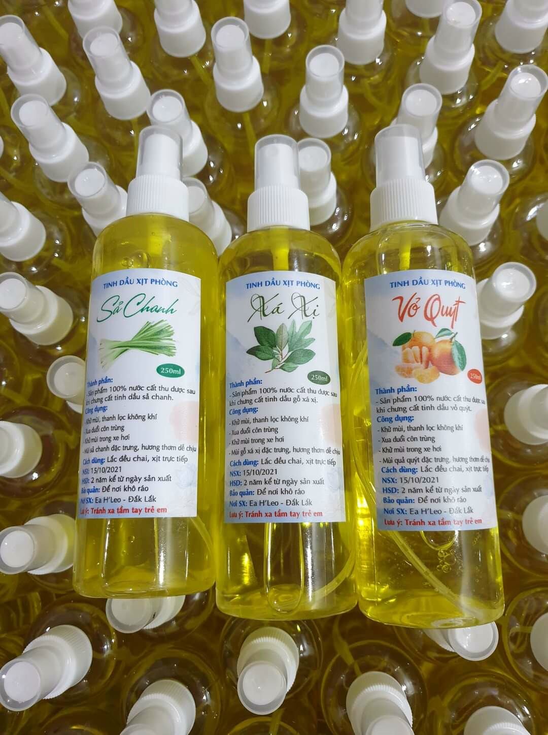 Tinh dầu xịt phòng sả chanh
