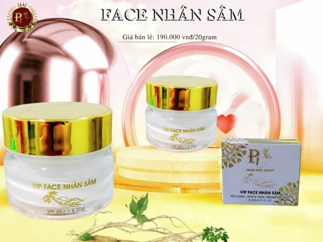 Face vip nhân sâm pt 20g