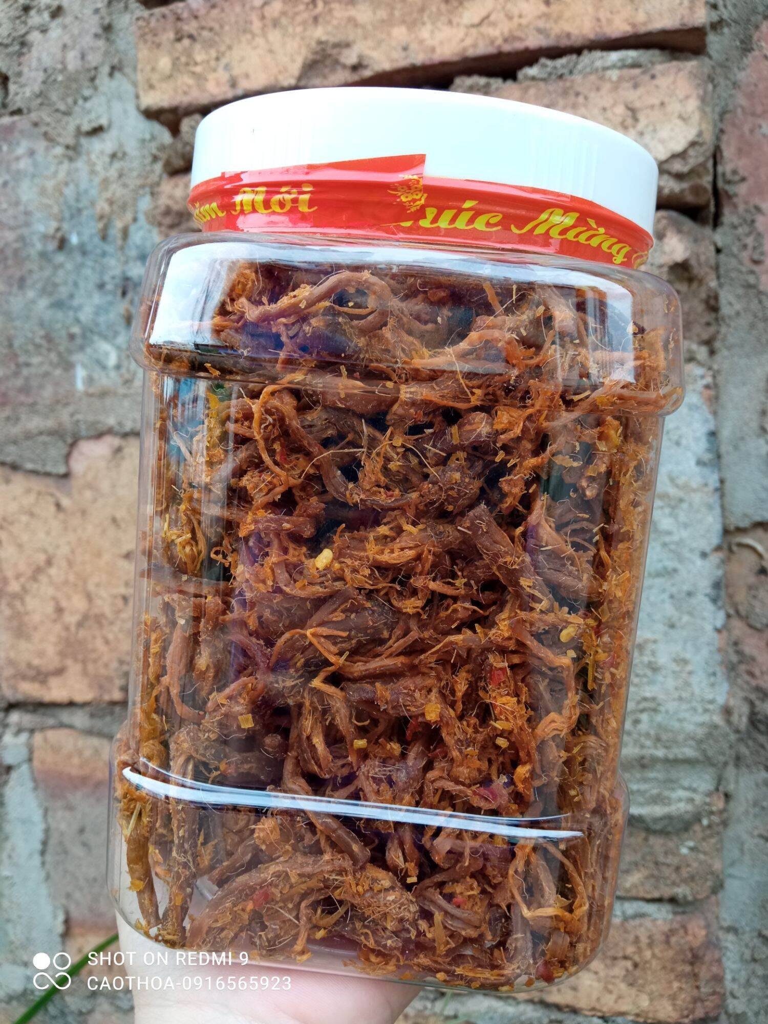 Khô bò sợi quảng ngãi hàng nhà làm hủ 100gr/túi zip 100gr
