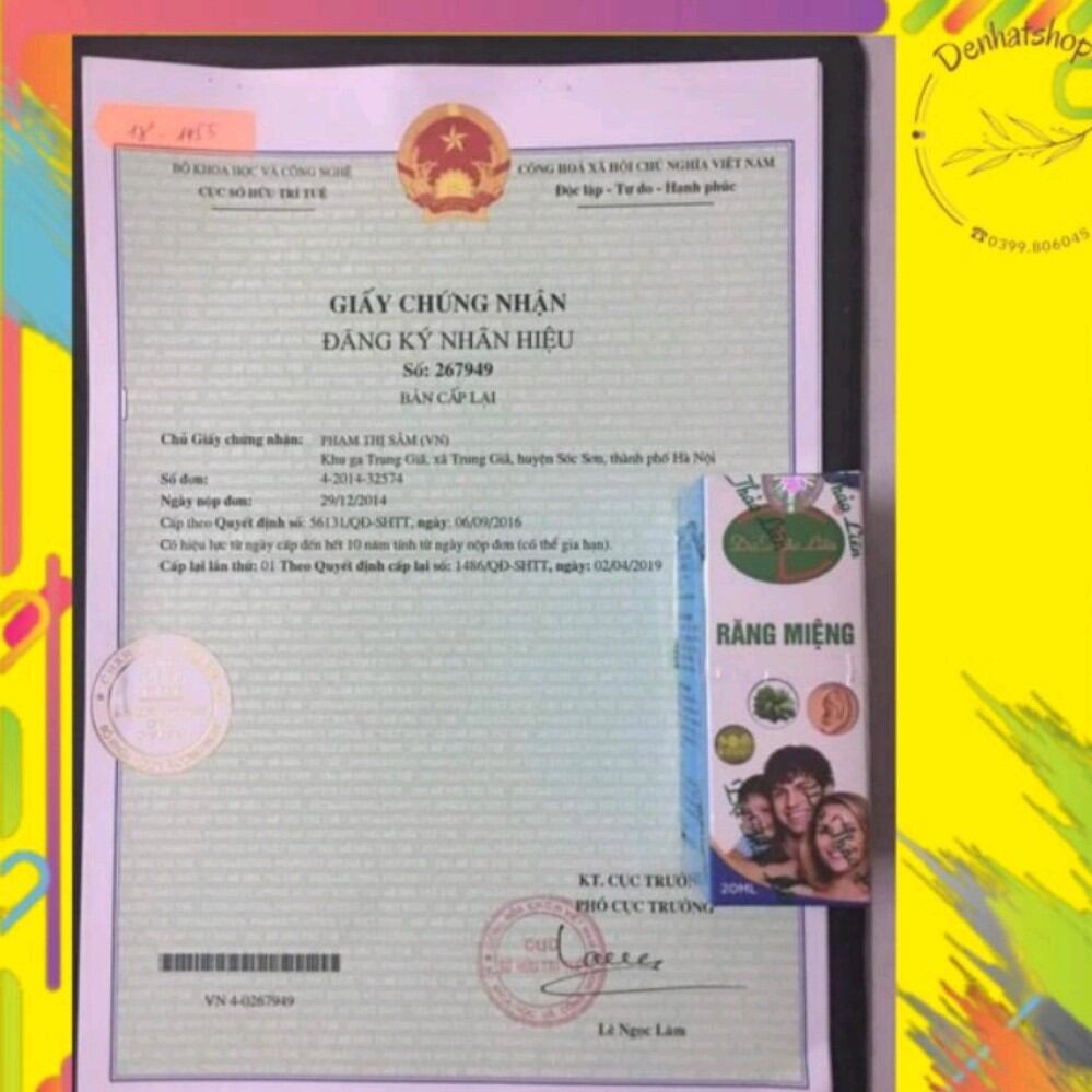 Tinh dầu răng miệng Dạ Thảo Liên