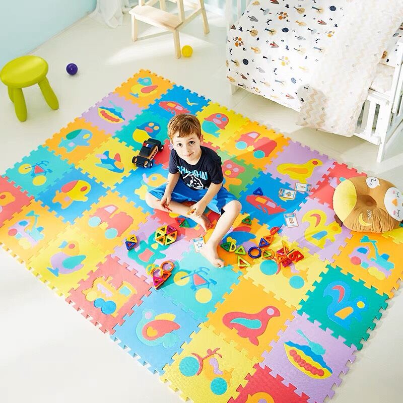 Combo 35 tấm thảm xốp hoạt hình 30x30x1cm