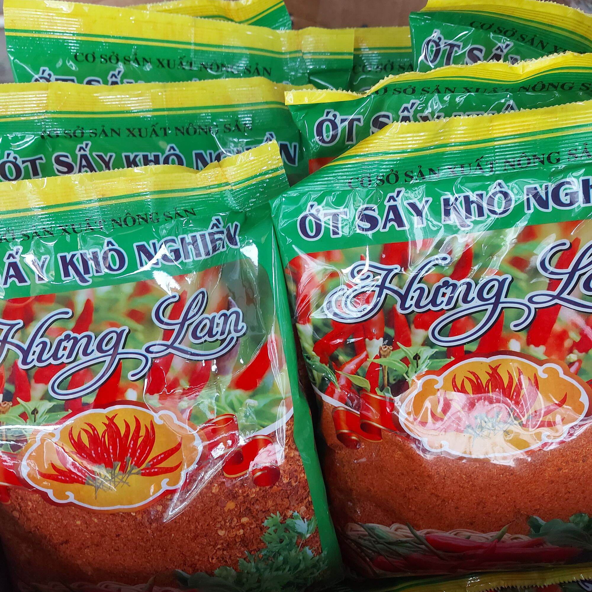 Ớt Sấy Khô Hưng Lan Gói 500g