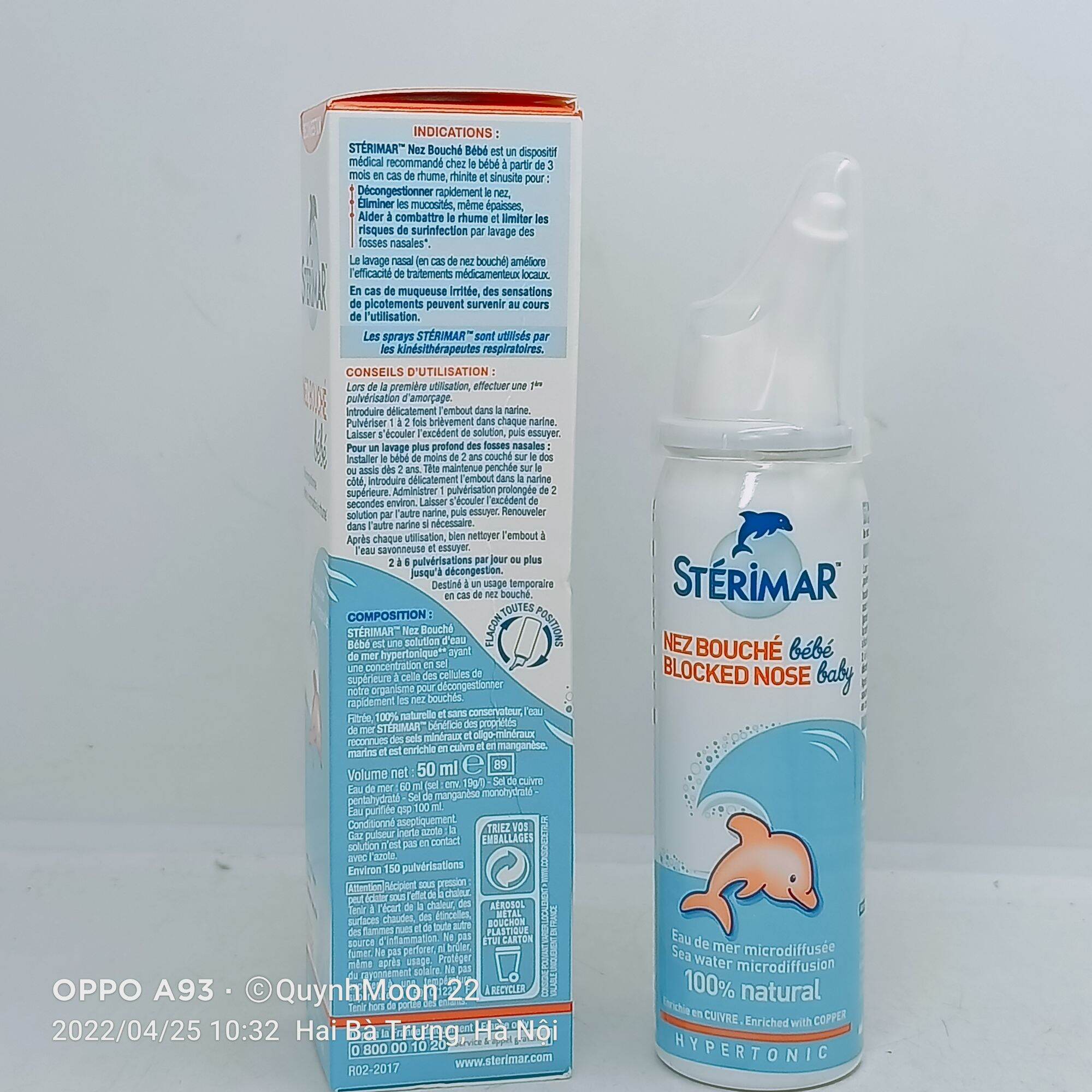 Sterimar  cá heo cam xịt mũi 50ml