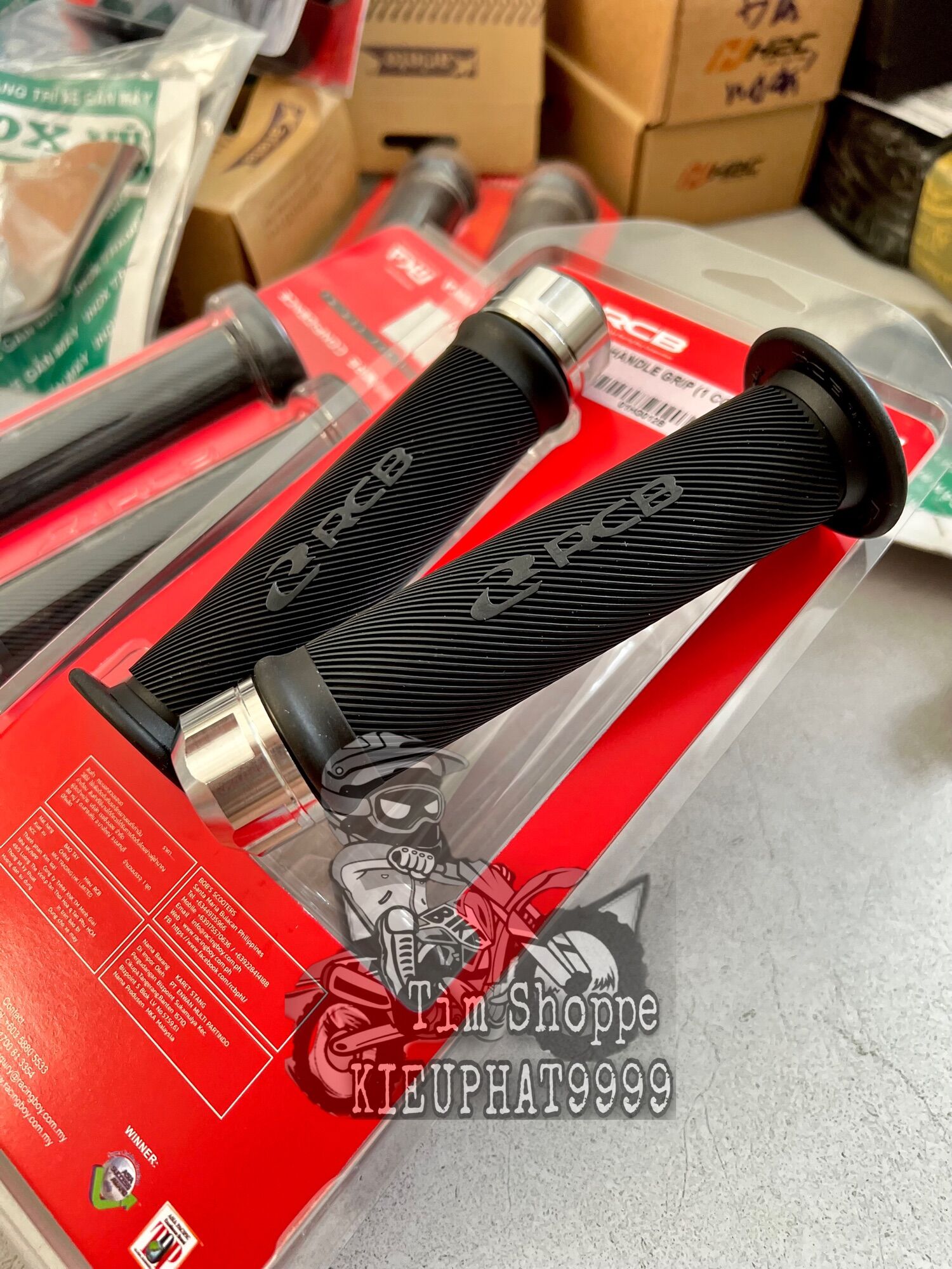 Bao tay rcb chính hãng kèm gù đặc 5 cạnh inox