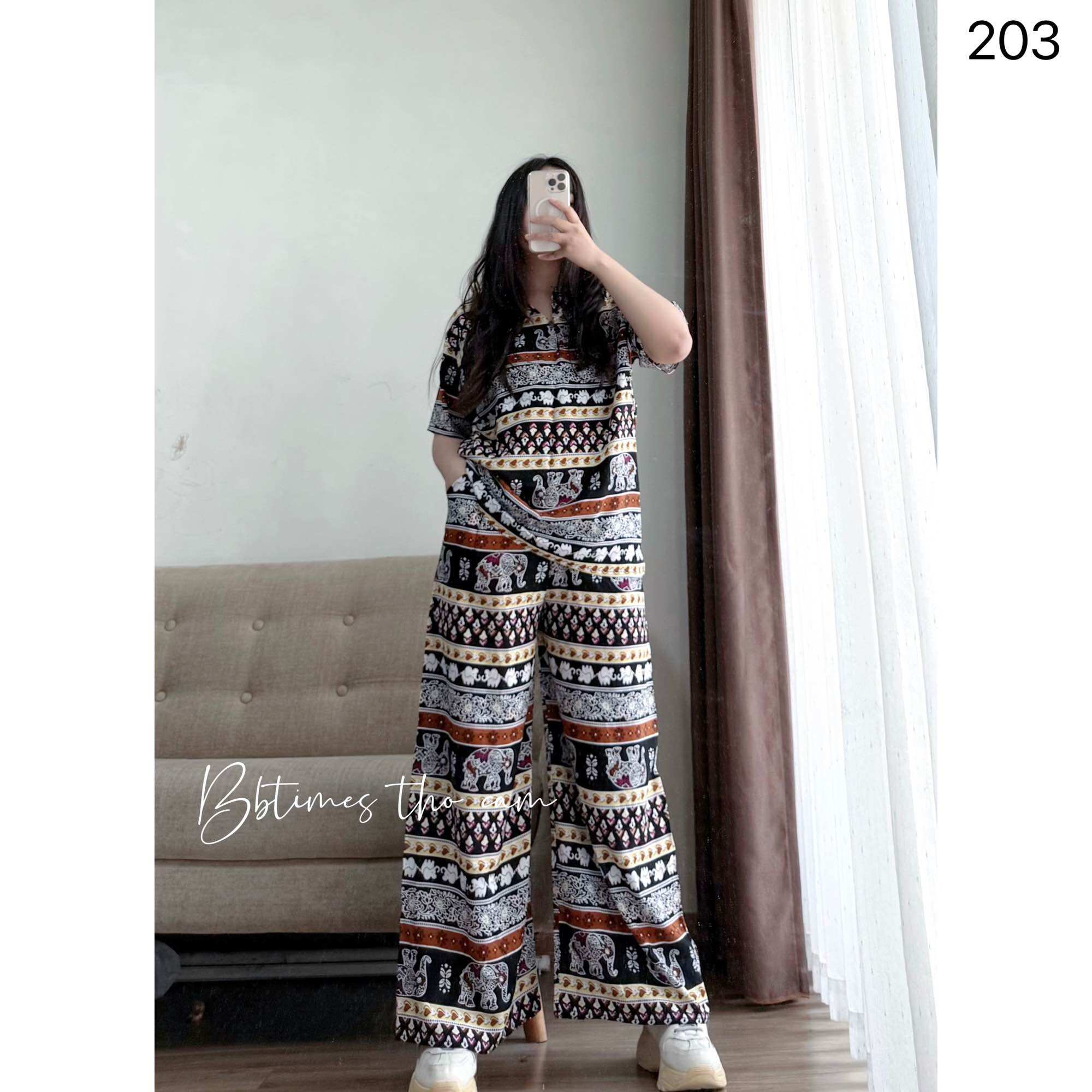 BỘ ÁO CỘC QUẦN ỐNG RỘNG