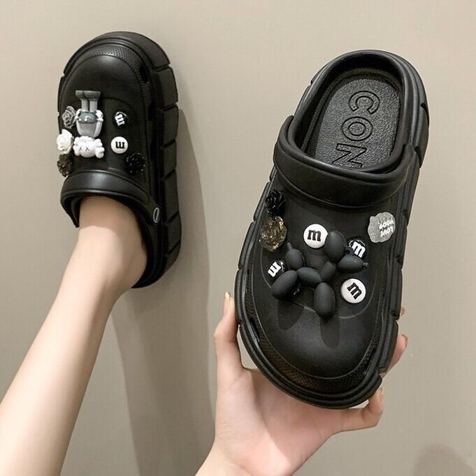 Dép/sục cross bánh mỳ đế cao 5cm