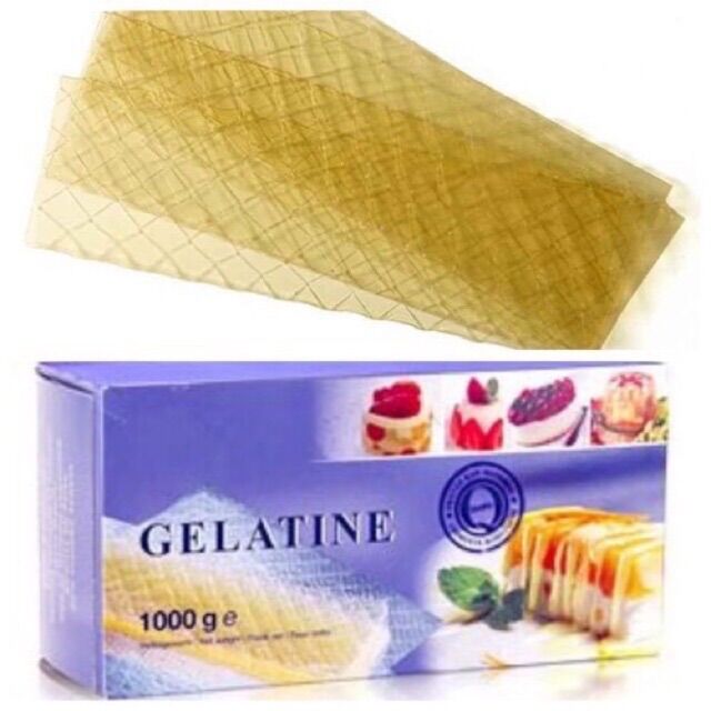Gelatin lá Ewald của Đức (1 lá)
