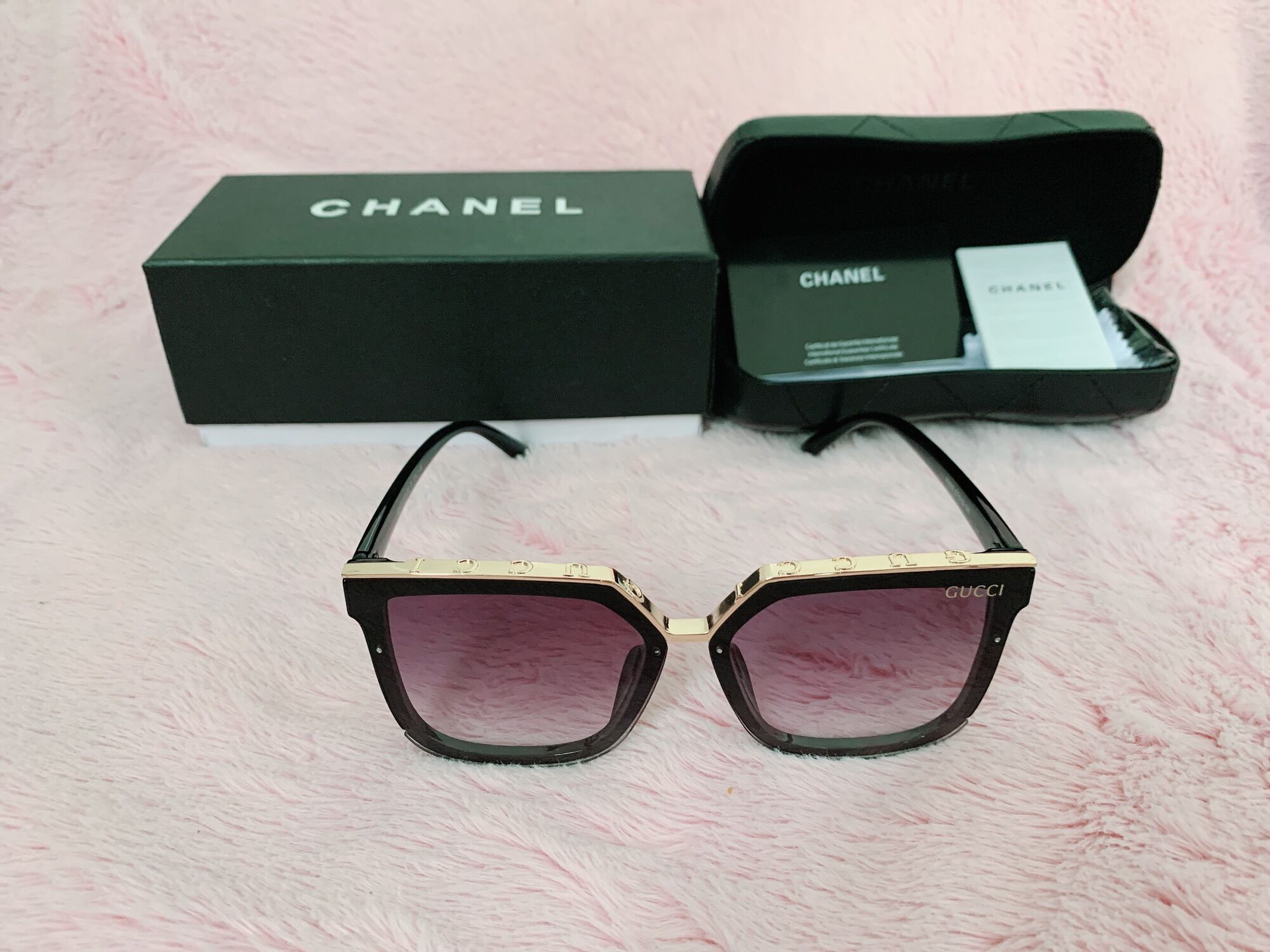 KÍNH GUCCI - FULL BOX - khăn - thẻ