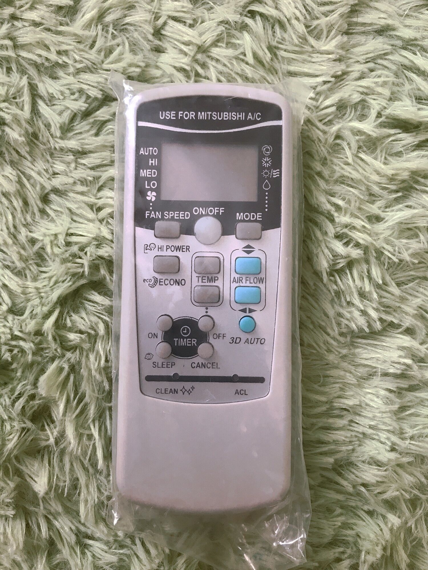 Điều khiển điều hoà Mitsubishi Heavy 3D