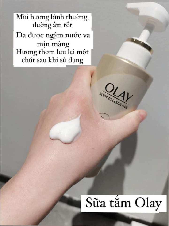 Sữa tắm trắng da olay b3 hương nước hoa siêu trắng da