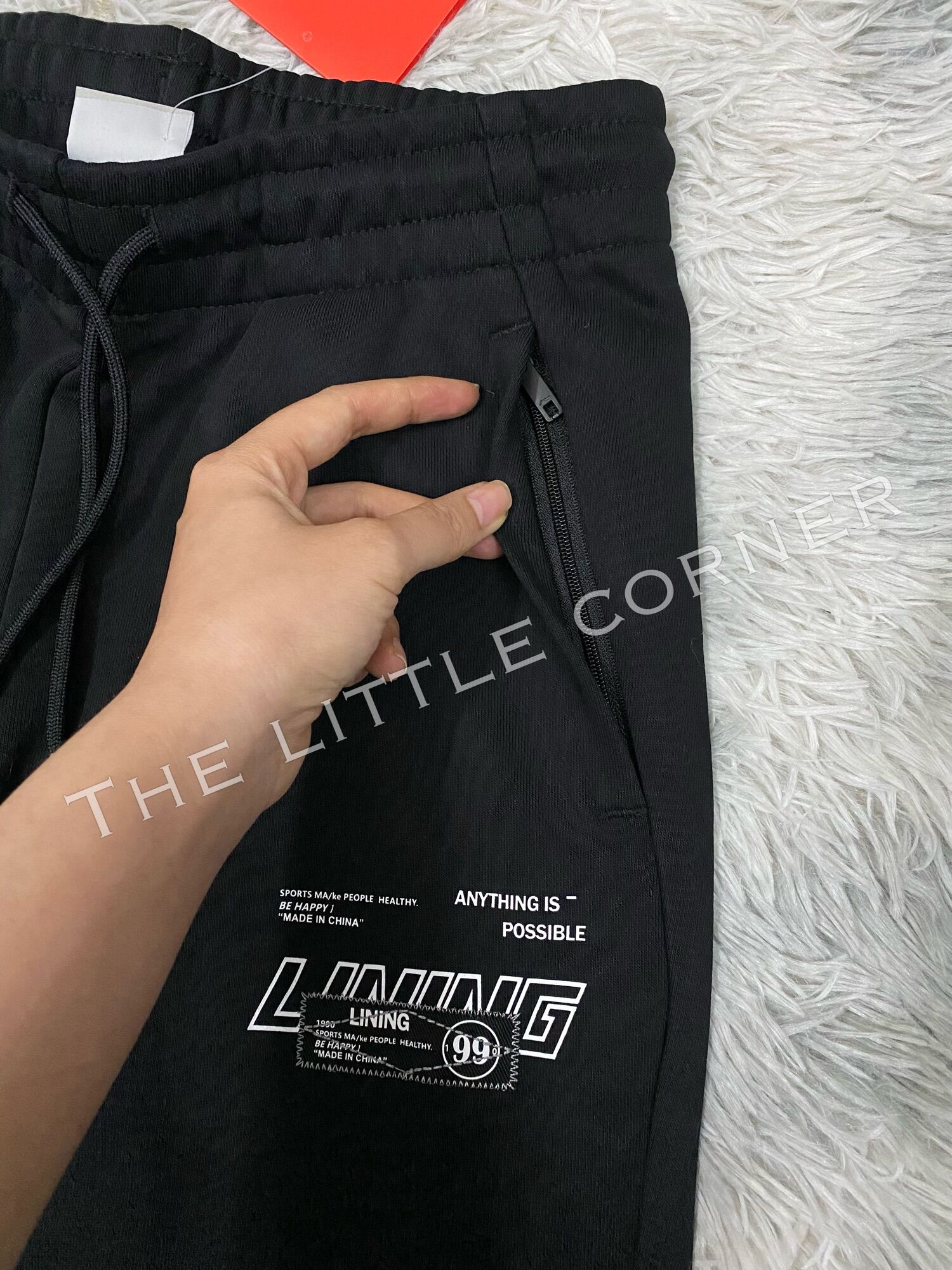(Size S) Quần nỉ da cá Nam Lining