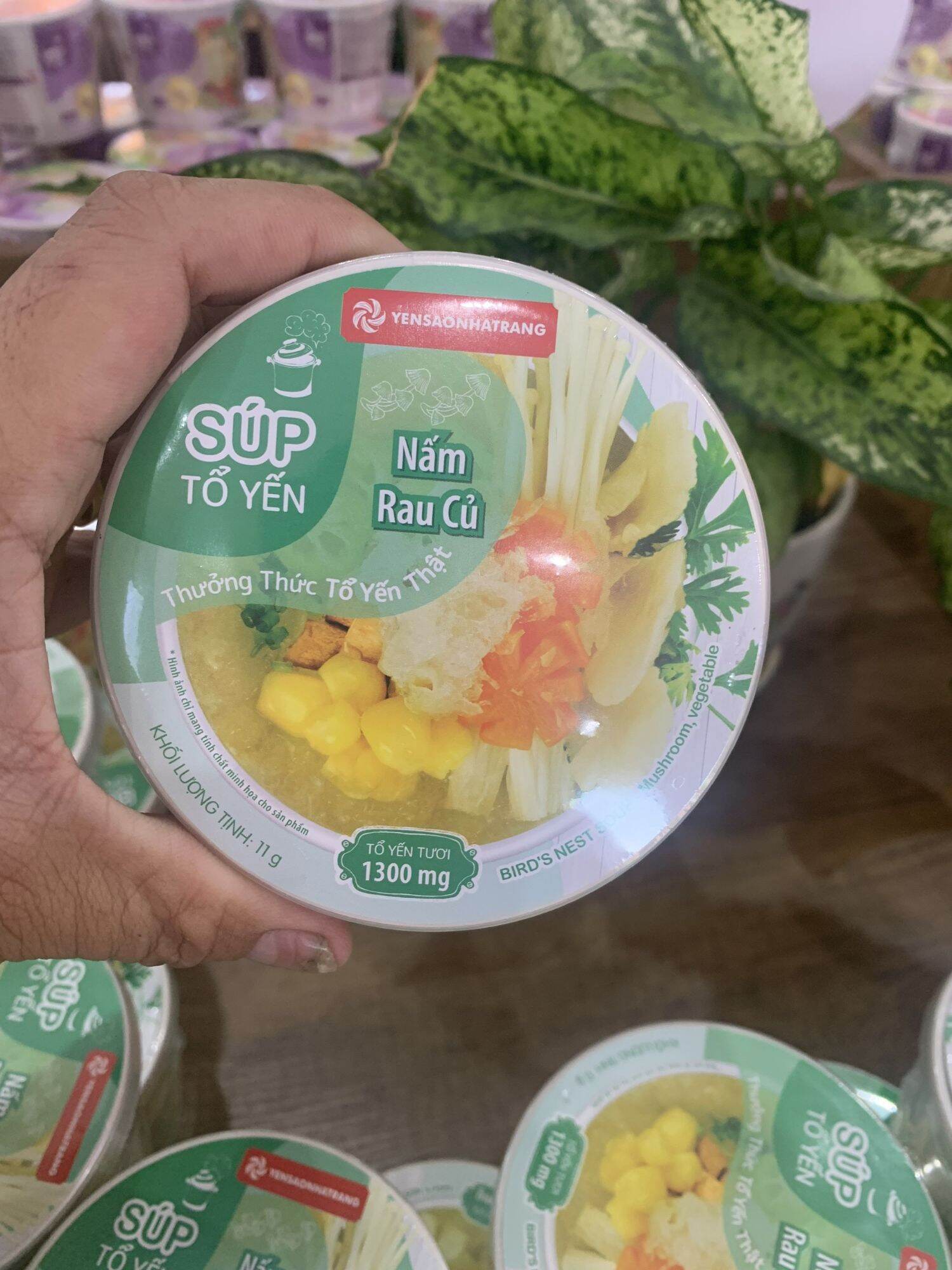 Súp Tổ Yến Ăn Liền - Nấm, Rau Củ
