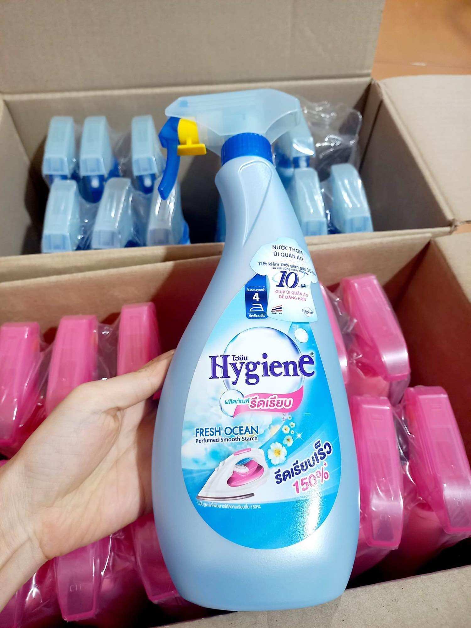 Nước Xịt Ủi Thơm Quần Áo Hygiene 550Ml Thái Lan