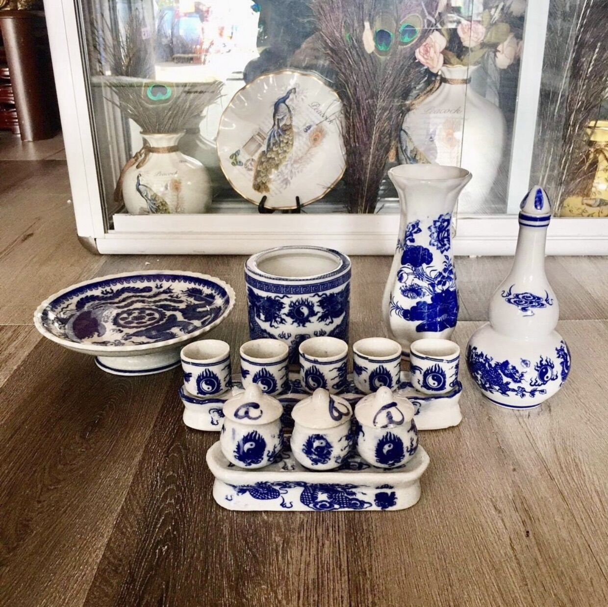 COMBO ĐỒ SỨ THỜ MEN LAM