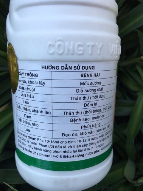 Thuốc Trừ Nấm Bệnh Daconil 500SC