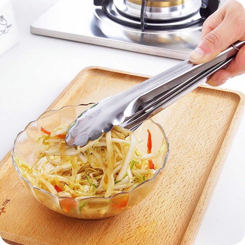 Kẹp Inox Gắp Thức Ăn , Gắp Đá , Gắp Đồ Nóng