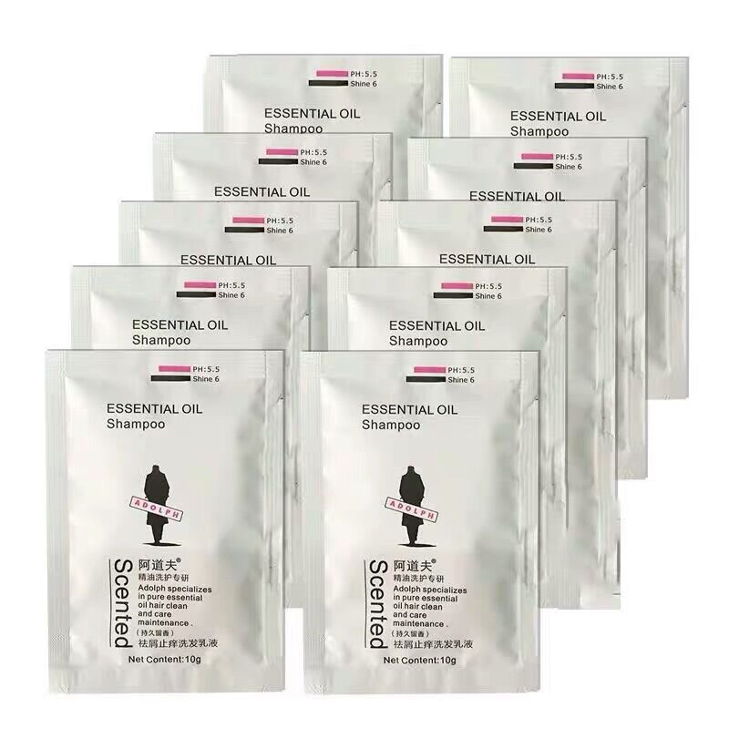 Combo 5  hoặc 10 gói Dầu gội ADOLPH GIẢM GÀU chống ngứa (10G) hương thơm dịu nhẹ-Thơm Shop