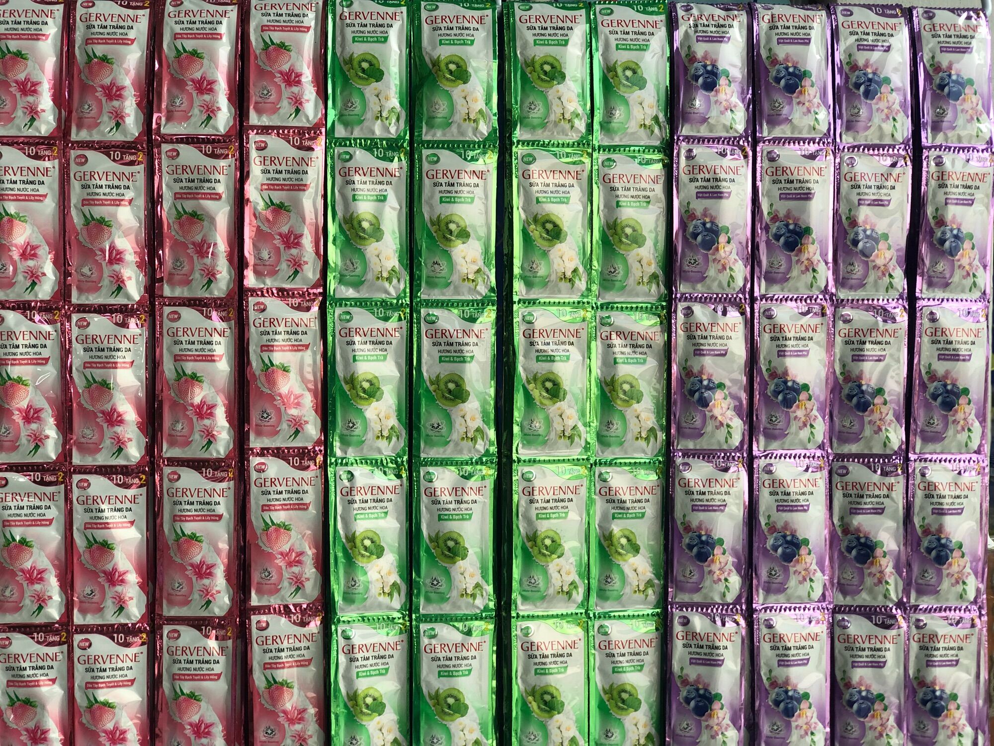 Sữa tắm gervenne dây 12 gói